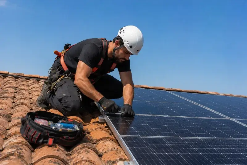 Maintenance et monitoring de panneaux solaires à Beaupont